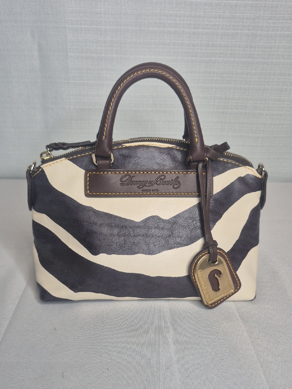 Dooney & Bourke Small Zebra Print Bag - Picture 3 of 17
